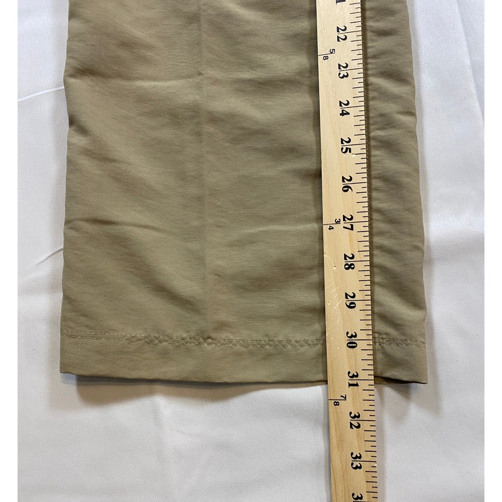 The‎ North Face Women's Khaki Zip Off Convertible Cargo Hiking Pants 10 Gorpcore - Picture 6 of 15